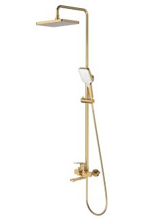 Душевая стойка Splenka S30.24.03 золотой сатин